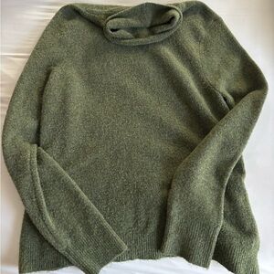 Abercrombie & Fitch Olive Turtleneck Sweater